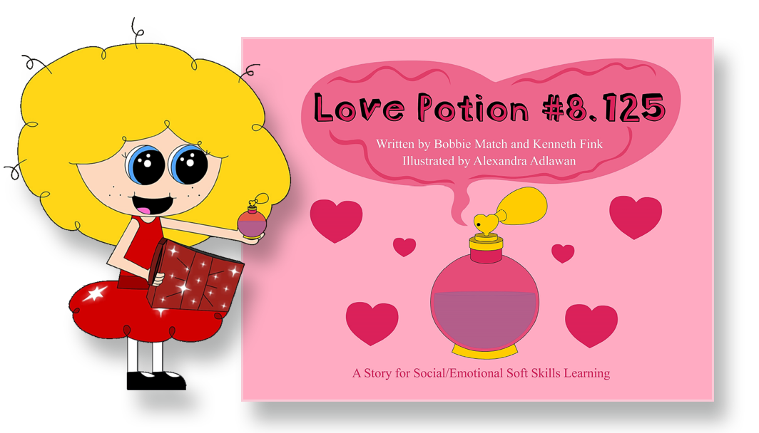 Love Potion #8.125 illustrated and helpful book for parents, teachers and their children.